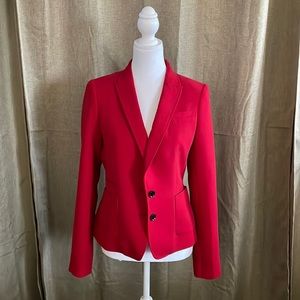 Like new condition red Banana Republic blazer.